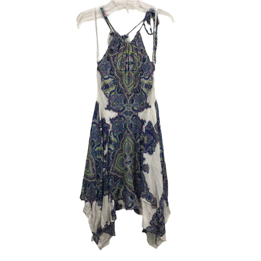Forever New Bohemian Print Sleeveless Asymmetrical Dress Ladies Size AU 8 NEW