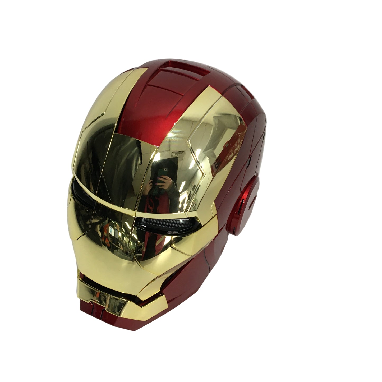 YONTYEQ Iron Hero Man Replica Helmet Mark V 1:1 Wearable Helmet and Display