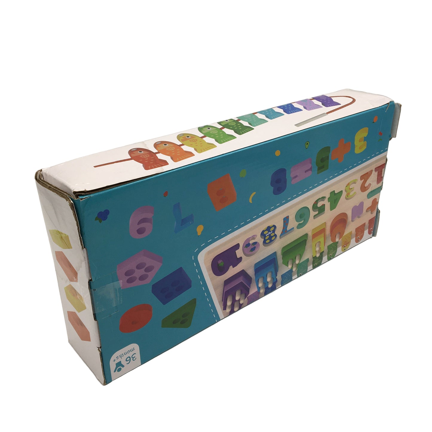 46pcs Wooden Magnetic Fish Montessori Stack and Sort Toy Ages 36 Months Plus NEW