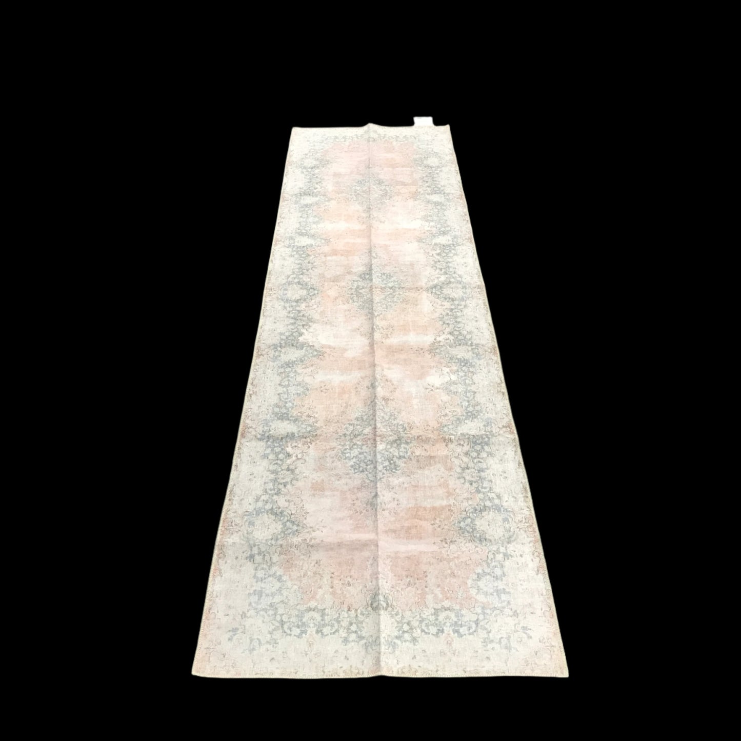 Maila Collection Bohemian Rug Blue Orange White Hall Runner 80 x 300cm NEW