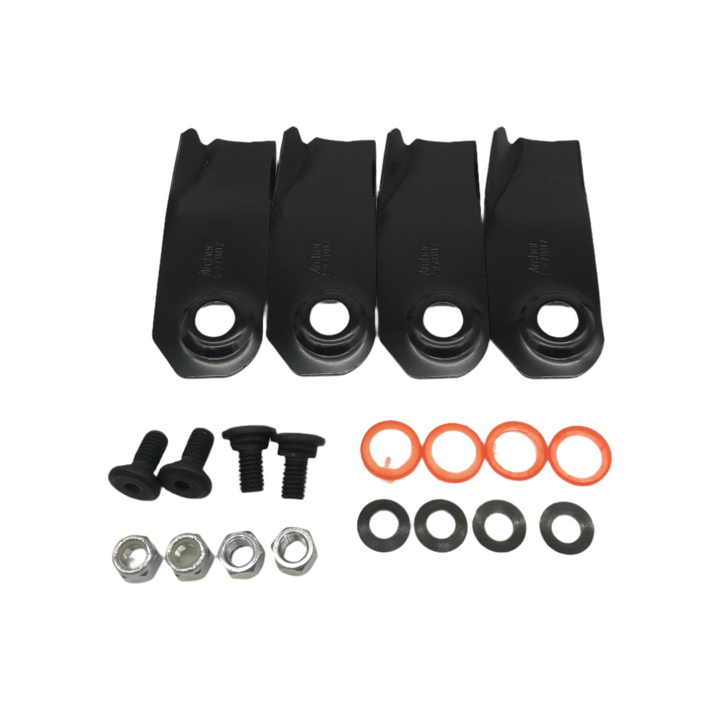 Blades & Bolts Set 4 Pack  Accessory Parts For Victa Rear Catcher Lawn Mower NEW