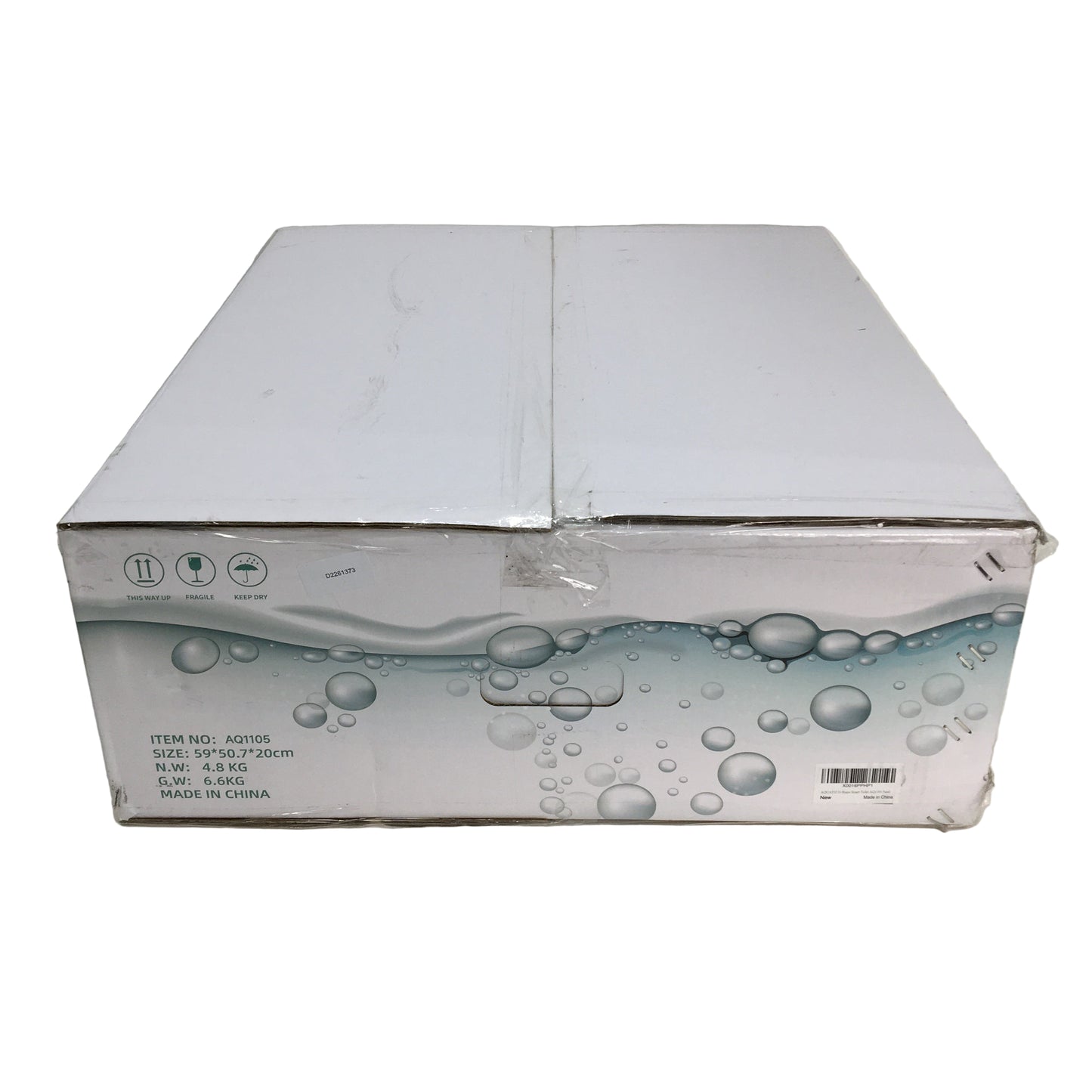 Aquatiz AQ1105 D-Shaped Side Panel Controlled White Smart Bidet Toilet Seat NEW