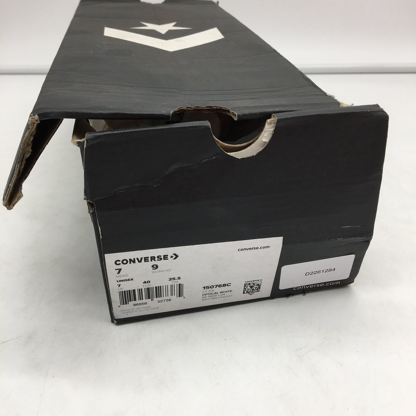 Converse CT OX Optic White Canvas Low Top Sneakers Unisex US M7 L9 EU 40 NEW