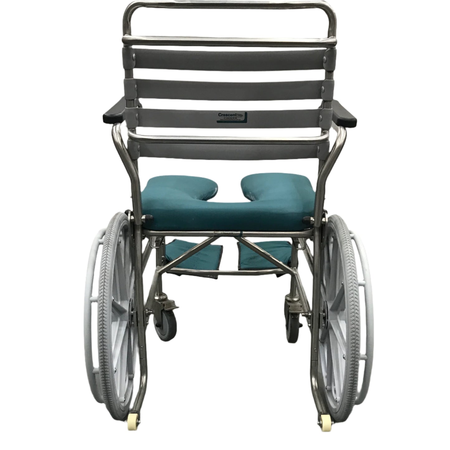 Juvo Self Propelled Shower & Bathroom Commode With Bedpan & Rack