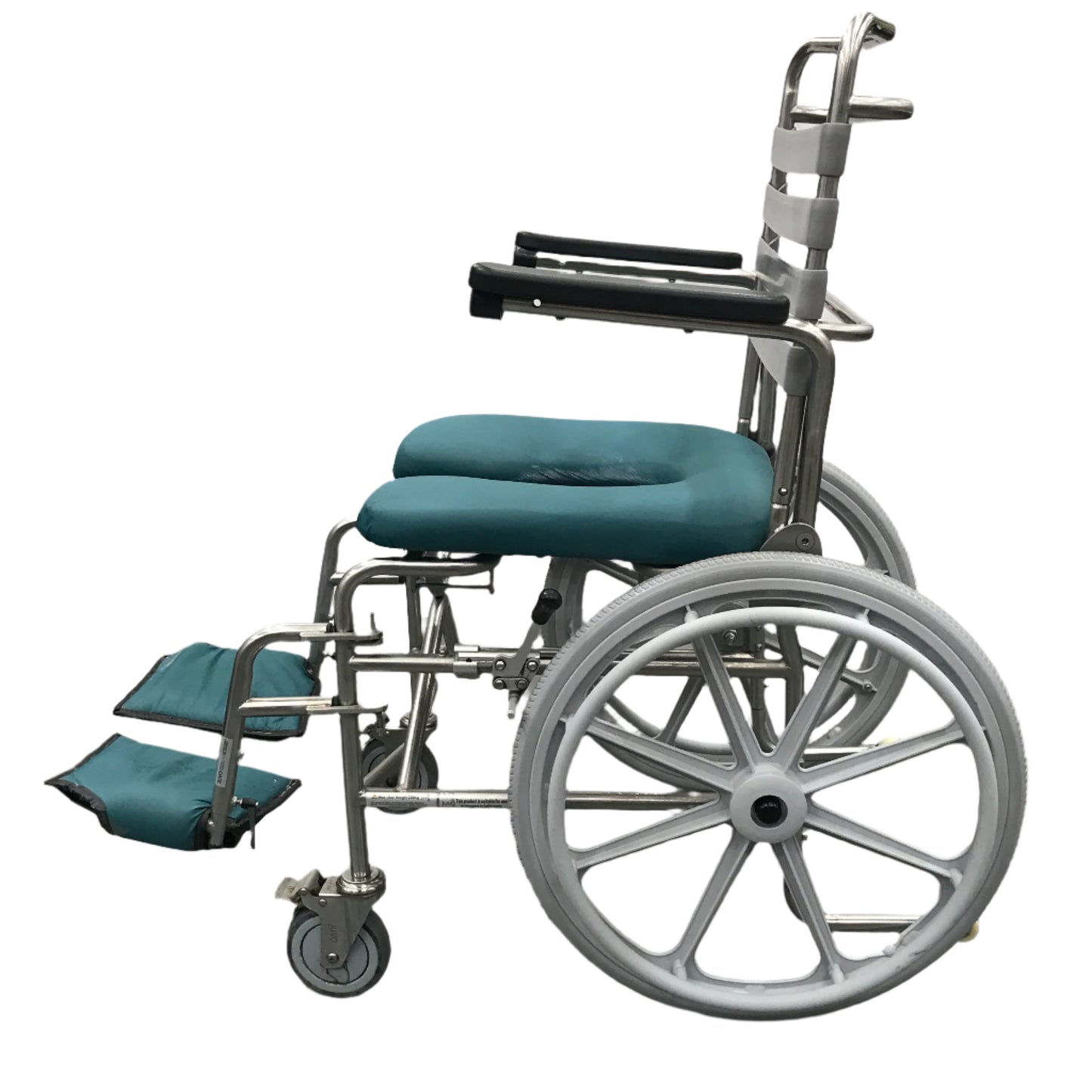 Juvo Self Propelled Shower & Bathroom Commode With Bedpan & Rack