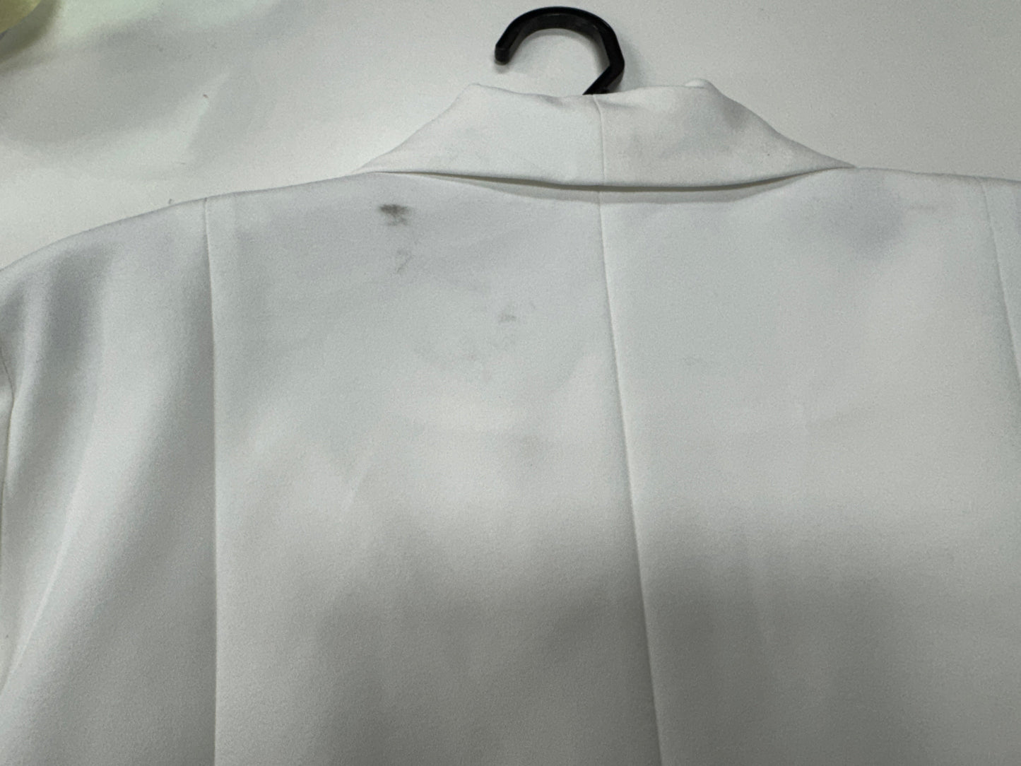 Portmans White Mi Armour Ruched 3:4 Sleeve Lightweight Blazer Ladies Size 16 NEW