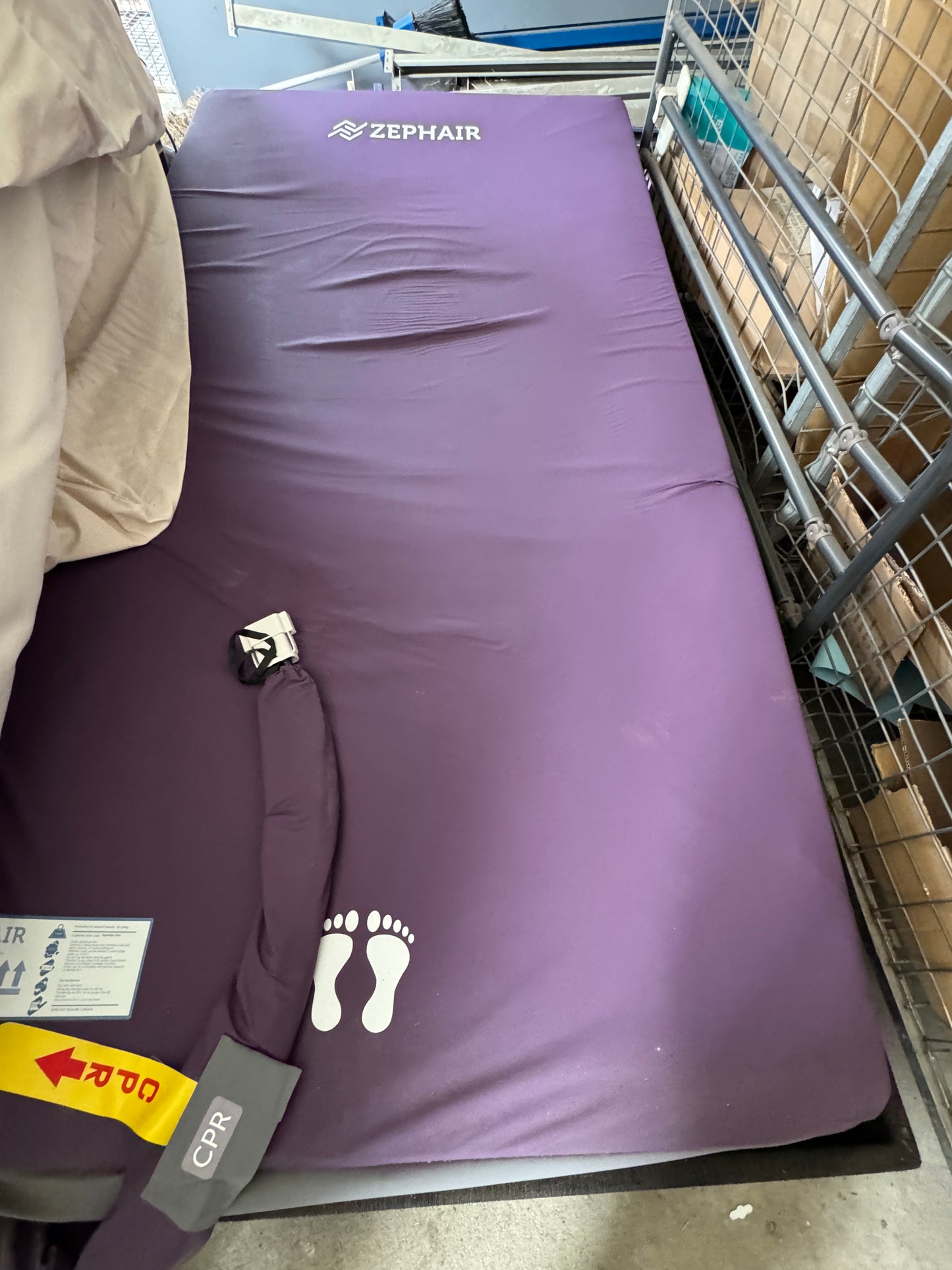 Electric Medical Bed With Guard Rails Black Cordory & Zephair Mattress KING SINGLE