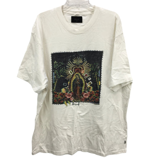 Rollas Paradise Lost Crushed Graphic Vintage White Tee Shirt Mens Size XL NEW