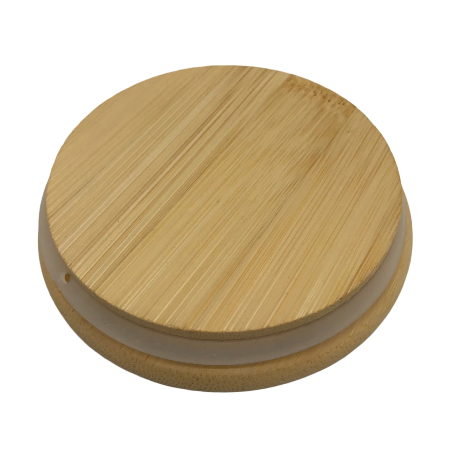Set of 2 Glass Food Storage Jars with Airtight Bamboo Lids 10x15cm NEW