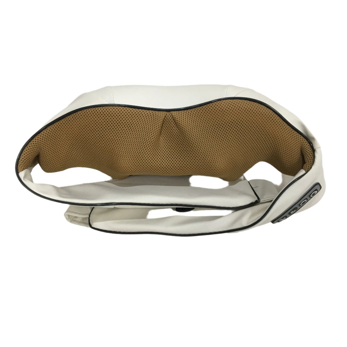 BAIGS Deep Tissue Heated Kneaded Shiatsu Neck and Back Massager in White DEMO