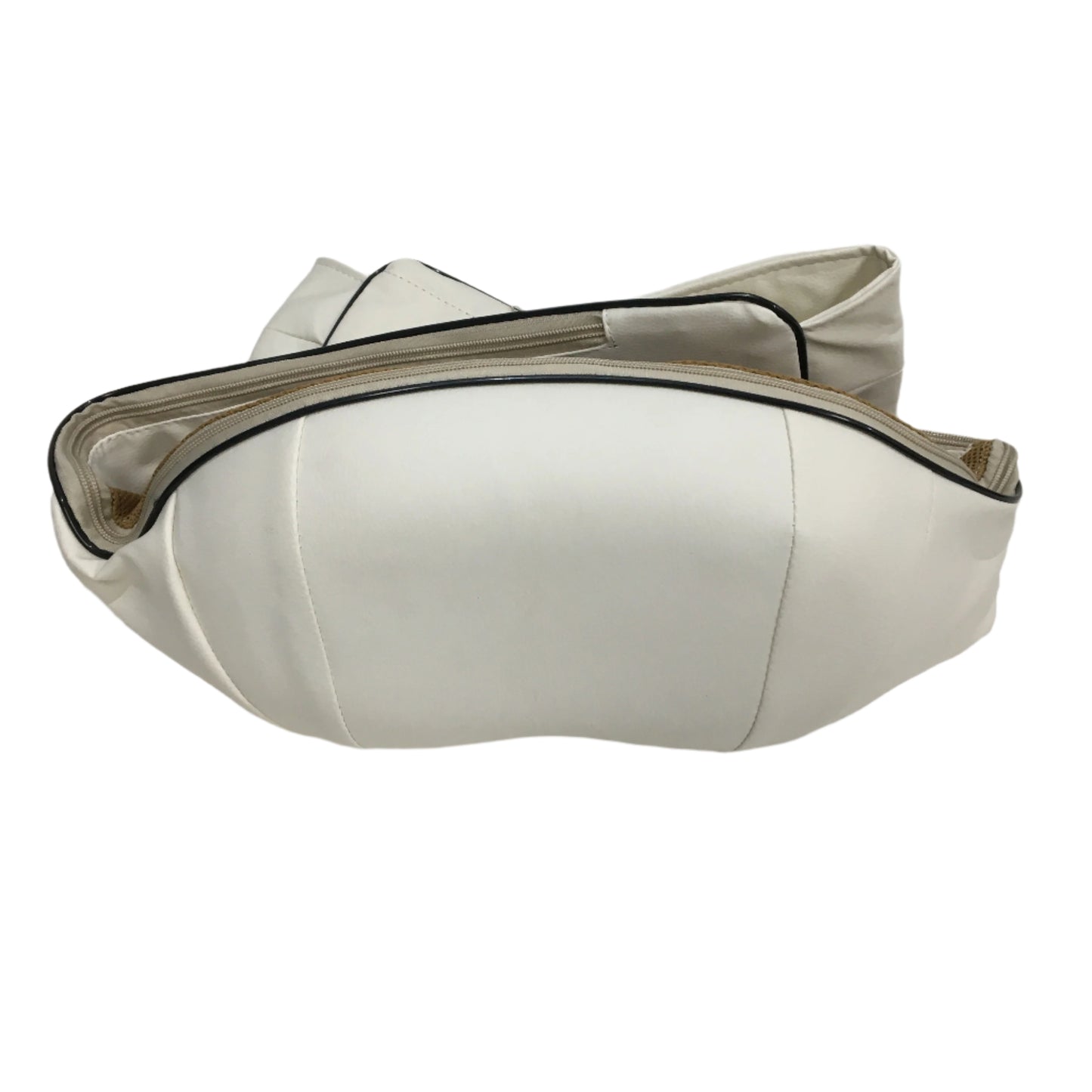 BAIGS Deep Tissue Heated Kneaded Shiatsu Neck and Back Massager in White DEMO
