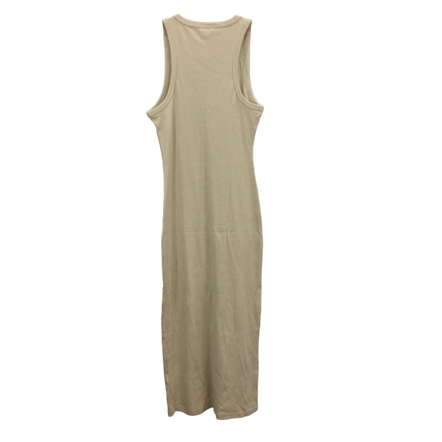 General Pants Racer Back Oat Ribbed Midi Dress Ladies Size Medium NEW