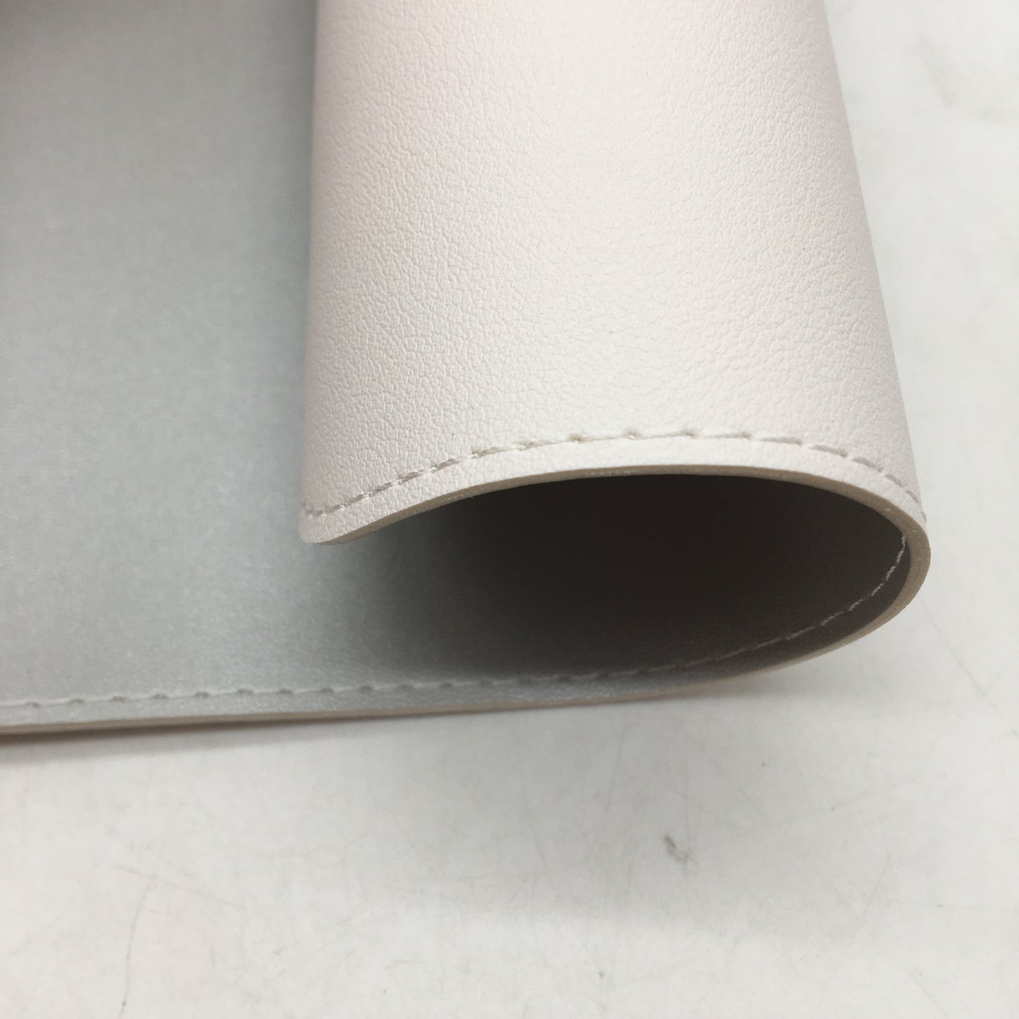 Faux Leather Vegan Non Slip Thin Large Desk Writing Mat Extended Mouse Pad NEW