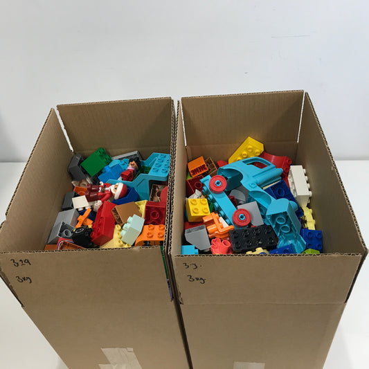 6kgs LEGO Duplo Mixed Bulk Lot Building Bricks & Vehicles- Over 490 Pieces!