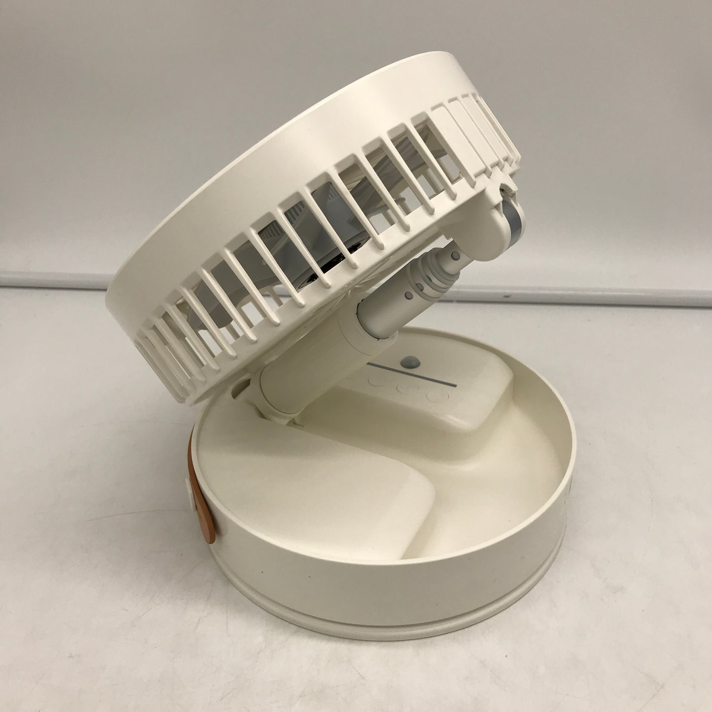 Foldable Oscillating Standing Fan White Portable Pedestal Quiet Desk Fan