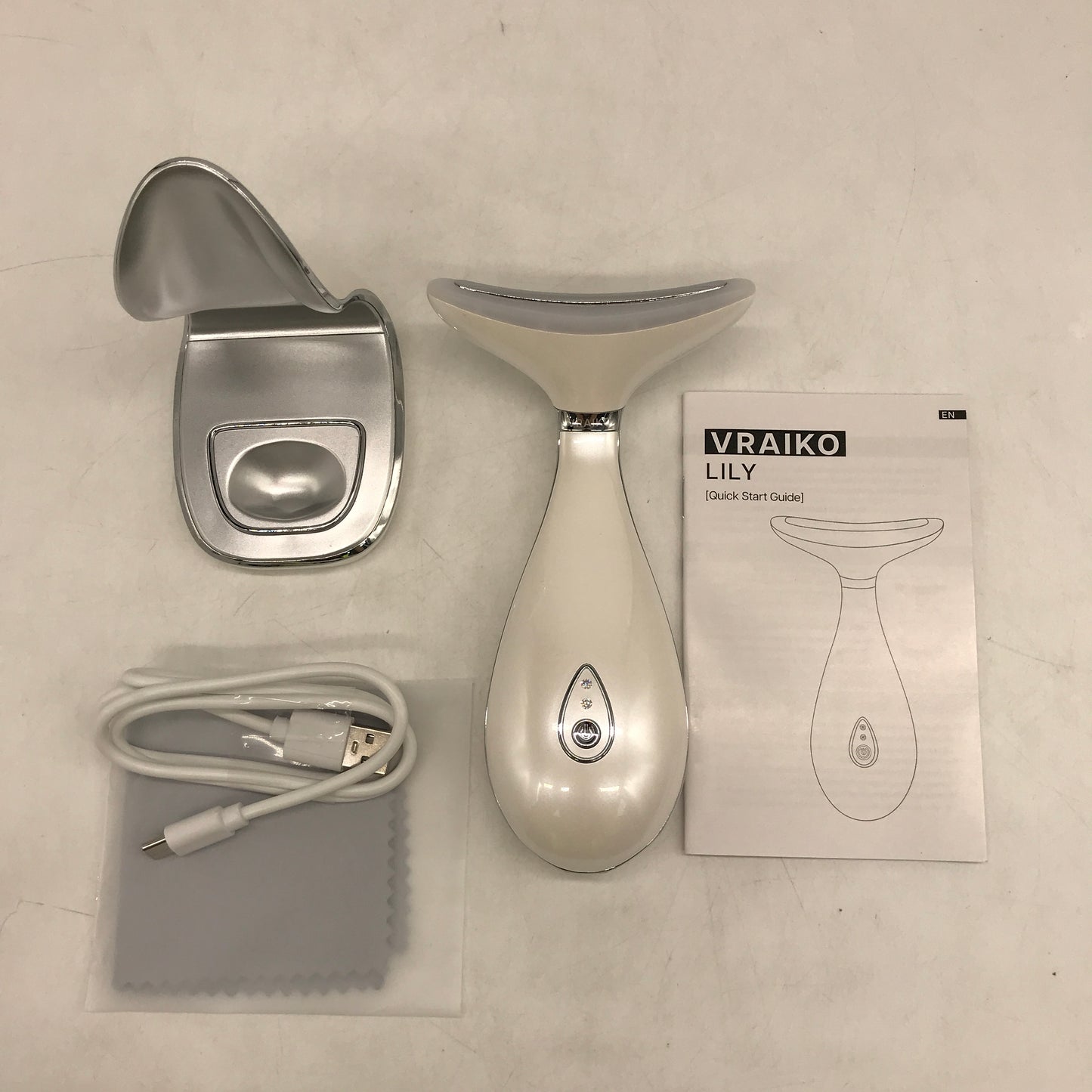 VRAIKO Lily Neck & Face Massager Sculpting Tool Vibrating Skin Rejuvination