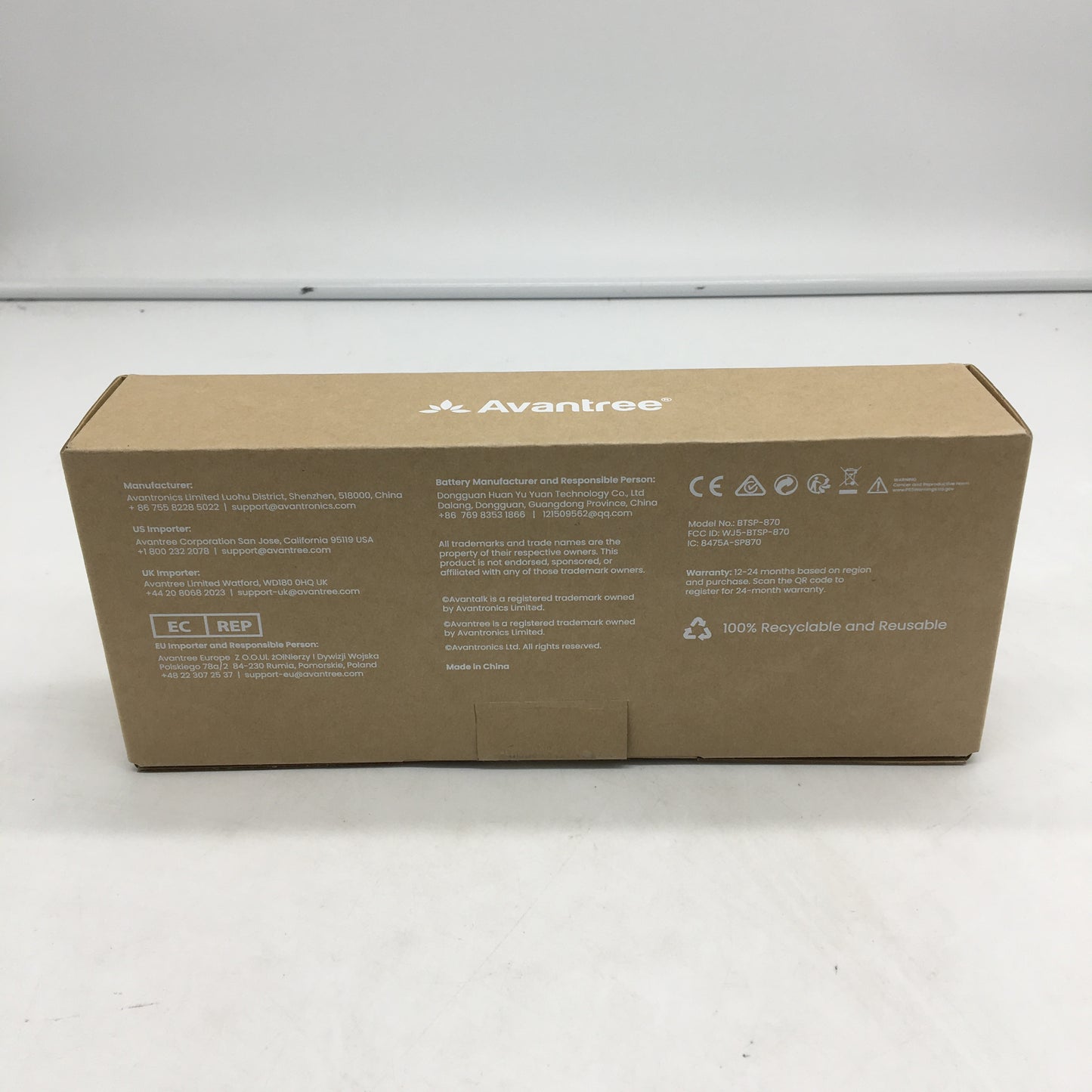 Avantree Boombyte 4 in 1 Portable Digital Radio Bluetooth Speaker in Green NEW