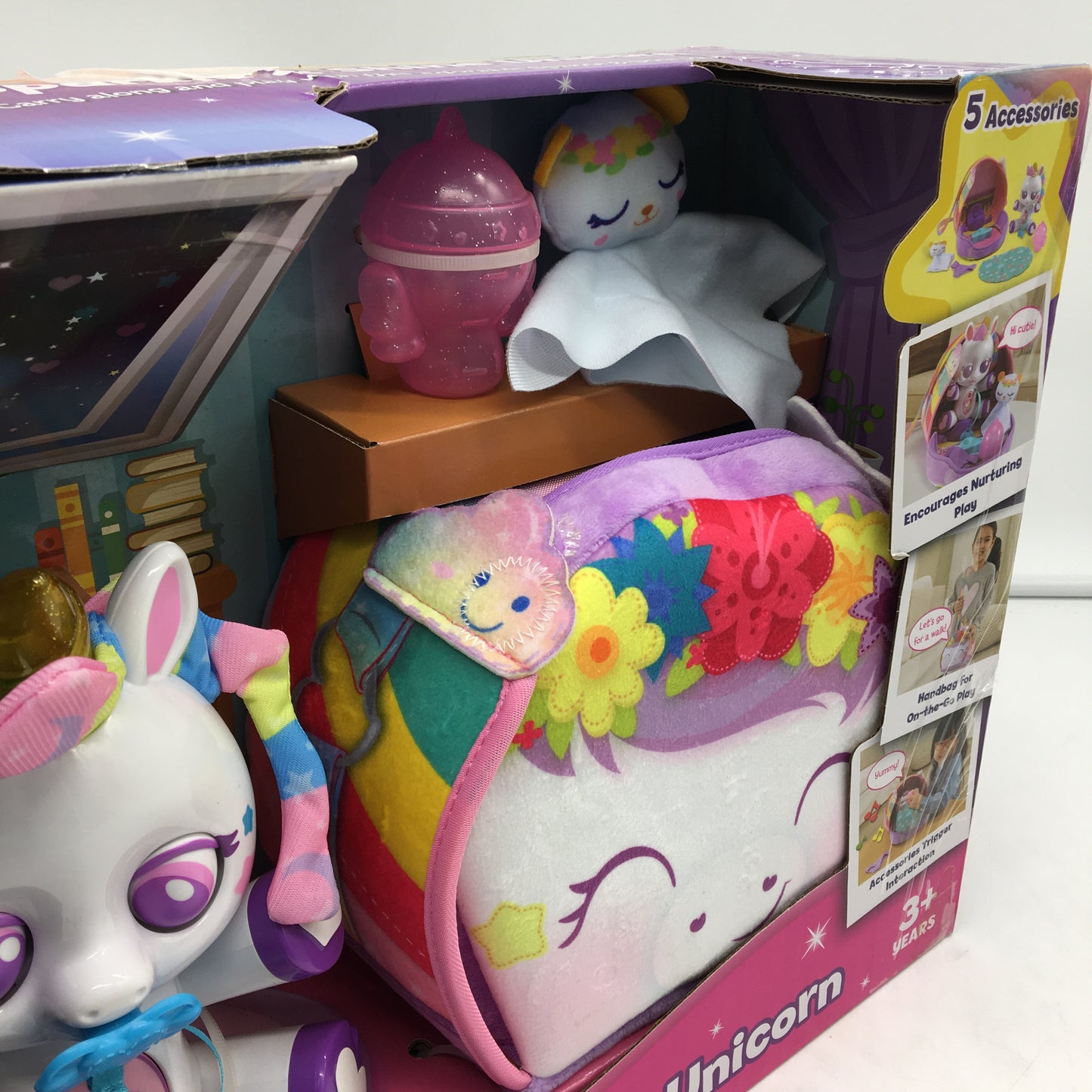 Vtech Sparkle & Shine Unicorn Role Play Music Toy With 5PCS Accessories Age 3