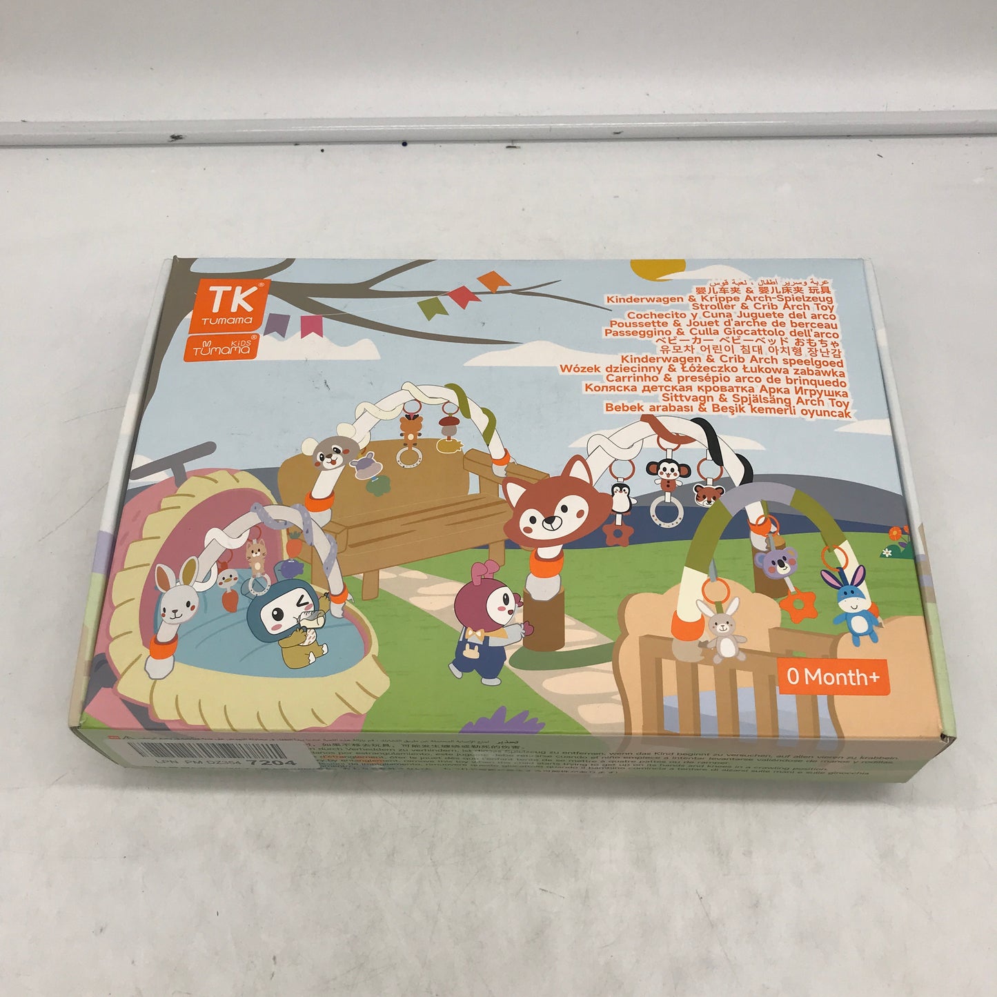 Tumama Kids Newborn Baby Activity Crib Arch Sensory Toys Adjustable Clip NEW