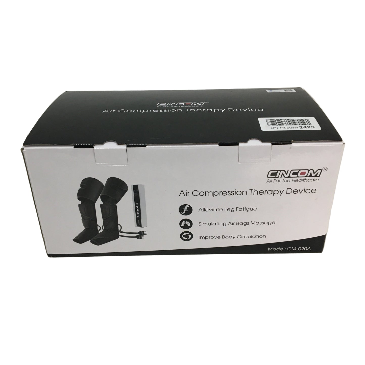 Cincom CM-020A  Air Compression Therapy Device With Heat 0-240mmg 12W