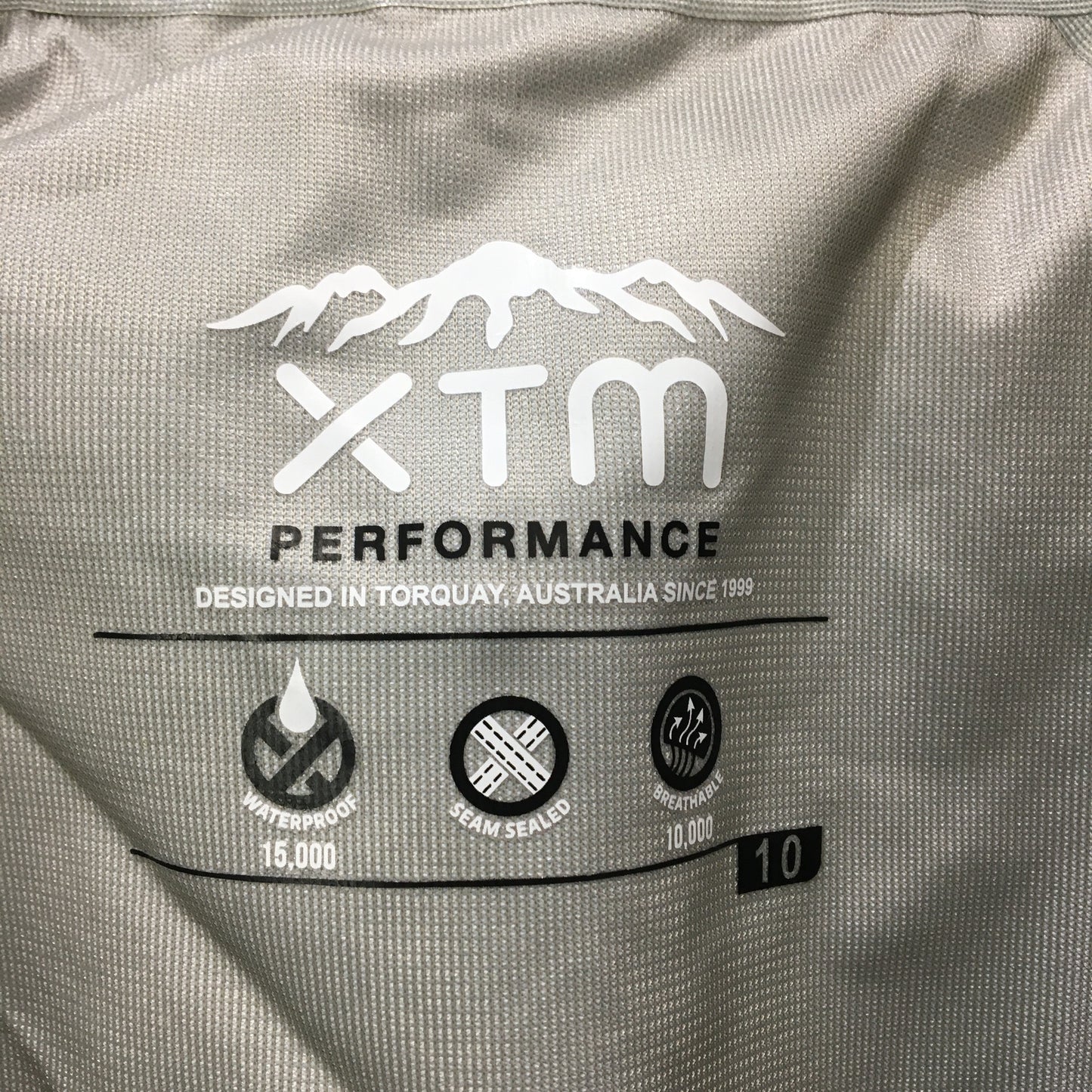 XTM Navy Kimberley Seam Sealed Waterproof Hooded Rain Jacket Ladies Size 10 NEW