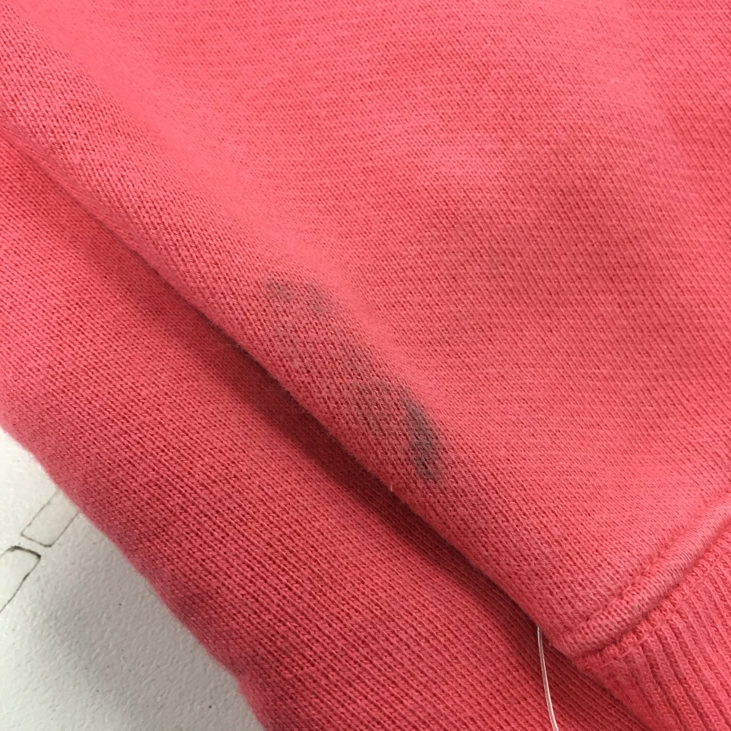Tommy Jeans Logo Relaxed Fit Tulip Pink Cotton Sweatshirt Ladies Size Medium