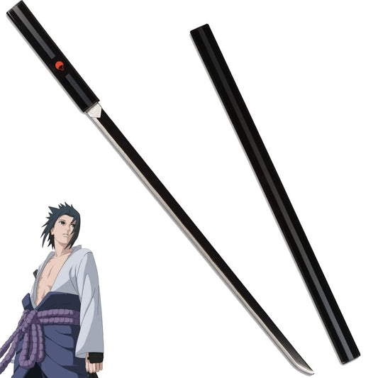 Sasuke Naruto Anime Cosplay Bamboo Japanese Style Sword In Sheath NEW