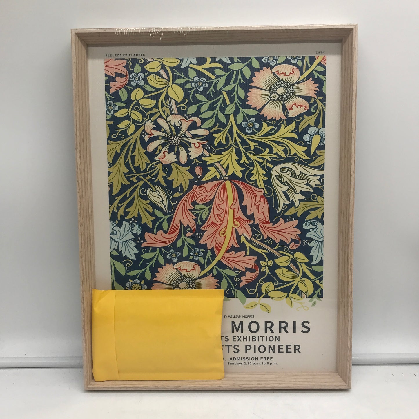 William Morris 3Pack Framed Wall Art Cotton Prints Exhibition Artwork Decor NEW