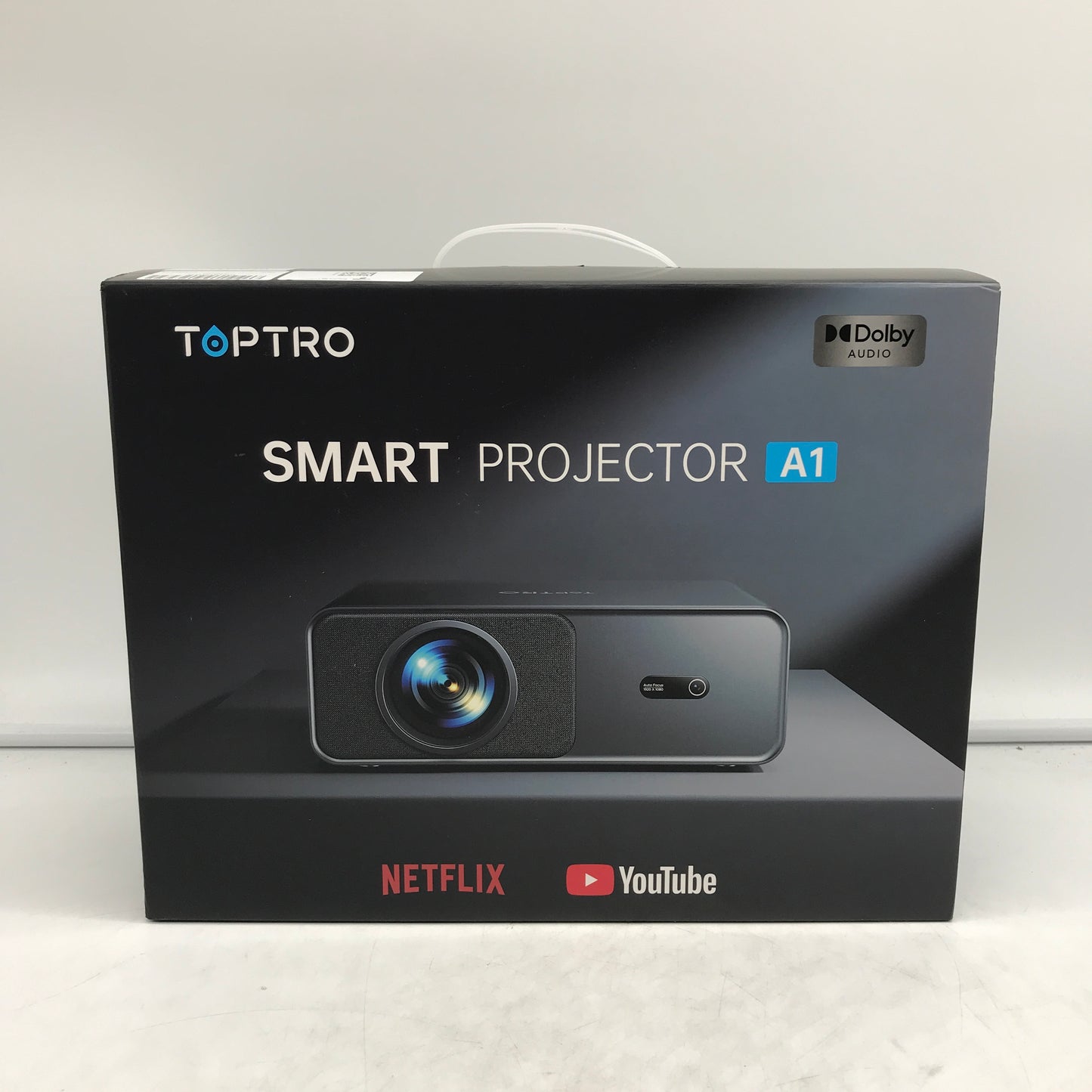 Toptro A1 Smart 4K Projector Built In Apps 1000ANSI Dolby Audio Native 1080P