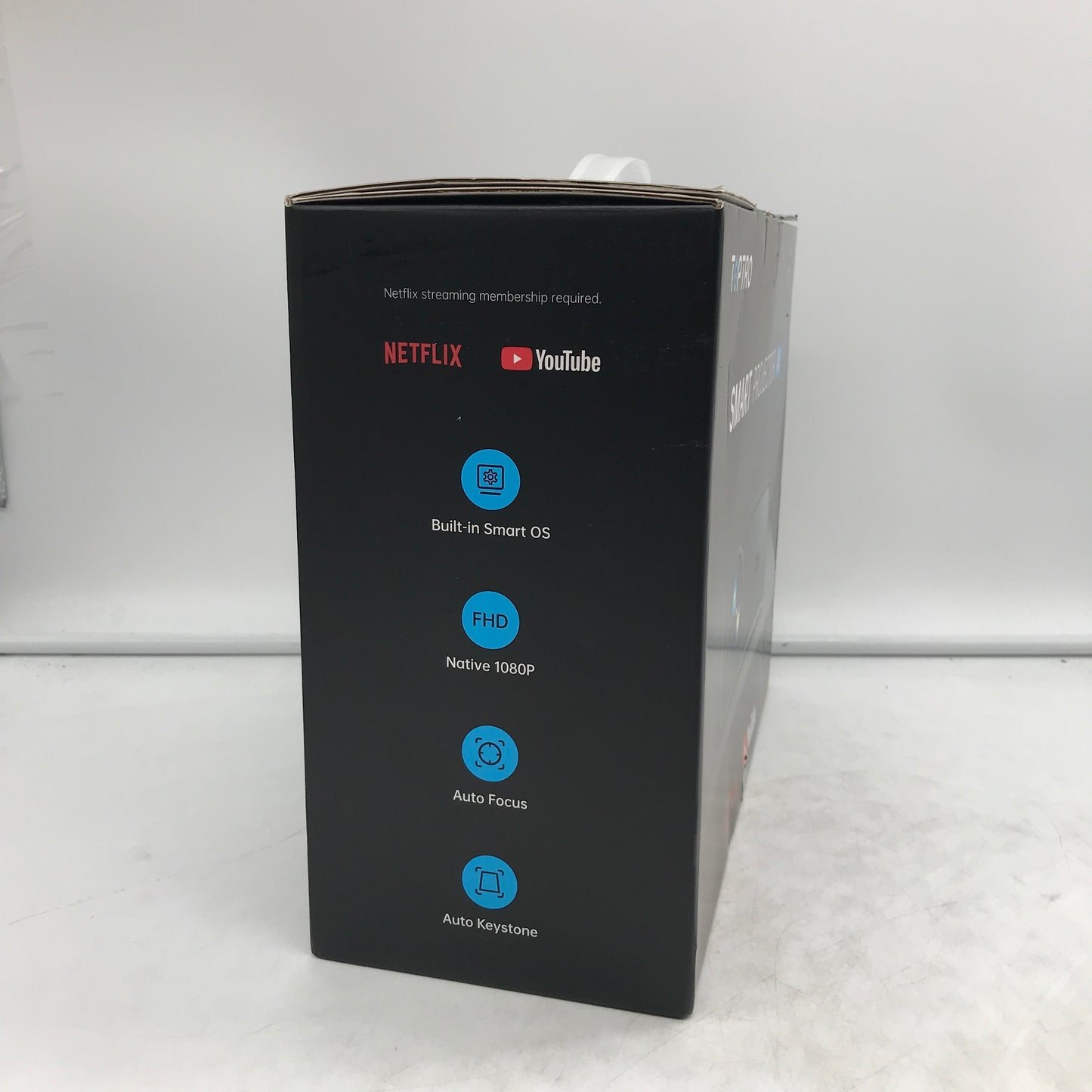 Toptro A1 Smart 4K Projector Built In Apps 1000ANSI Dolby Audio Native 1080P