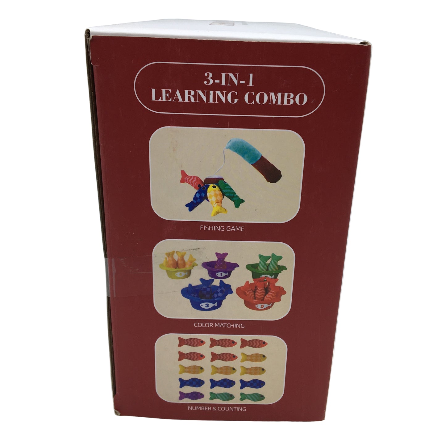 Fish Pond Fishing Game Soft Sensory Montessori Toys & Stacking Cups Age 6M+ NEW