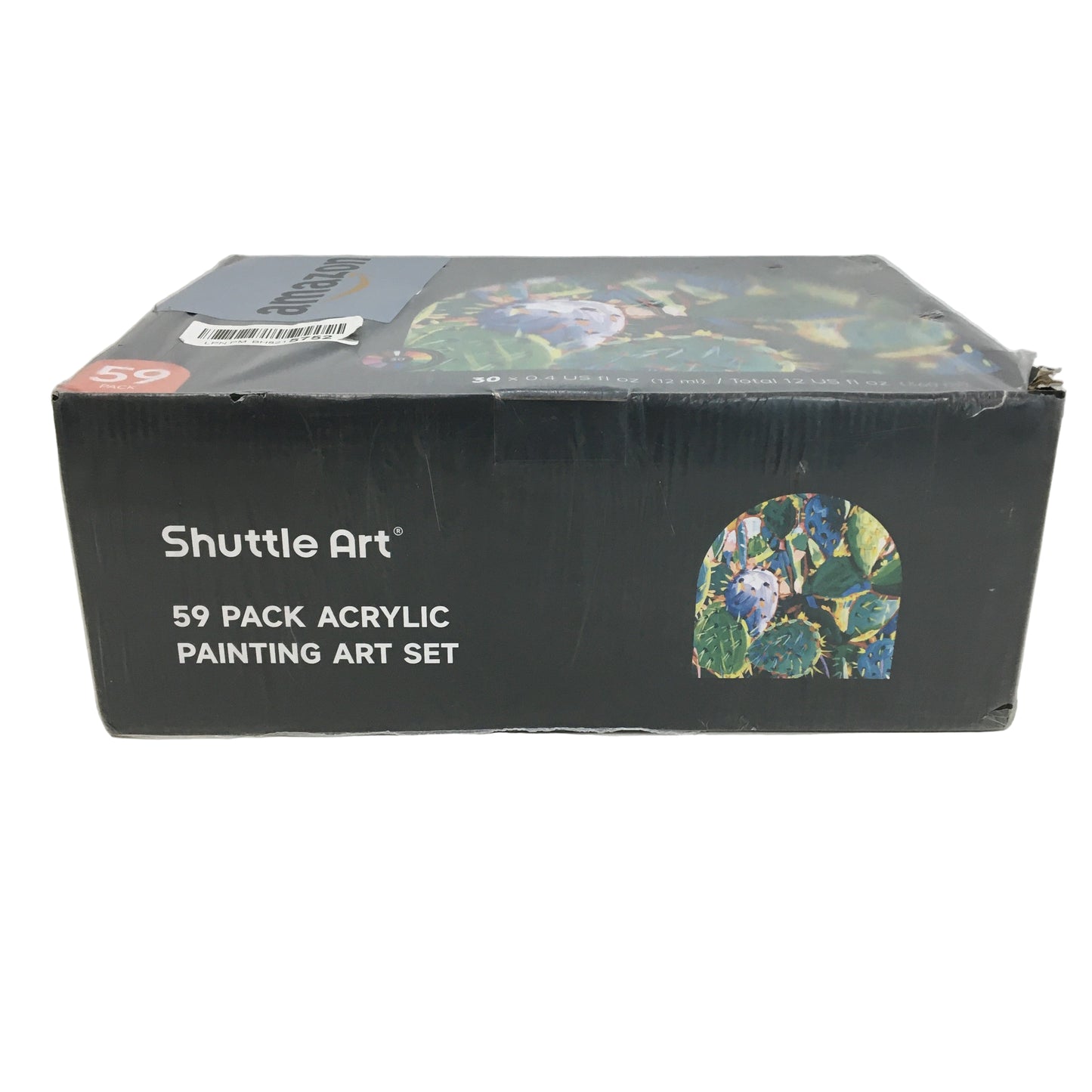 Shuttle Art 59 Pack Acrylic Paint Set 30 Colours Artist Painting Essentials NEW