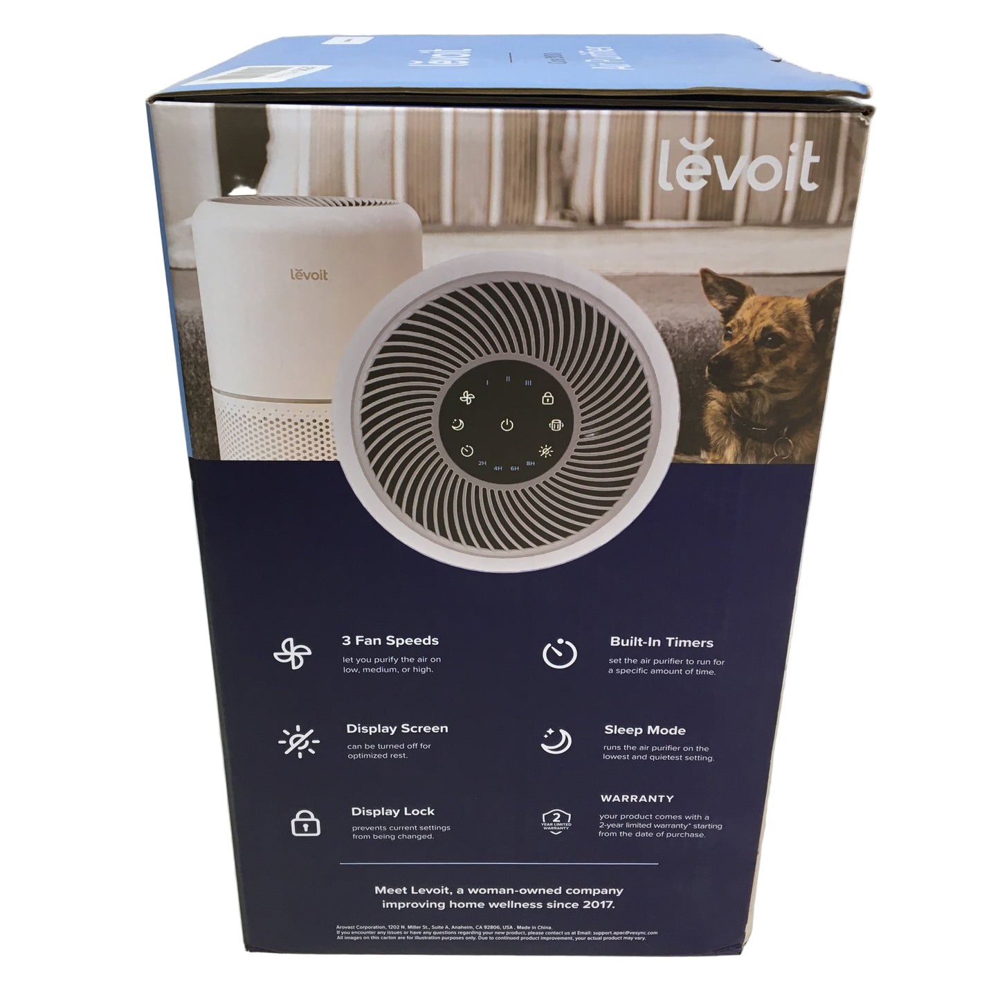 LEVOIT Air Purifier HEPA & Carbon Filter With Timer Quiet Sleep Mode Core300 NEW