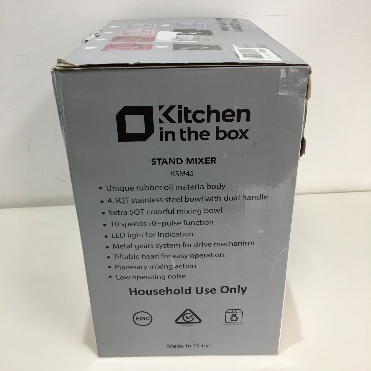 Kitchen In The Box Stand Mixer 1300W Adjustable Speed Dough Beater Whisk NEW