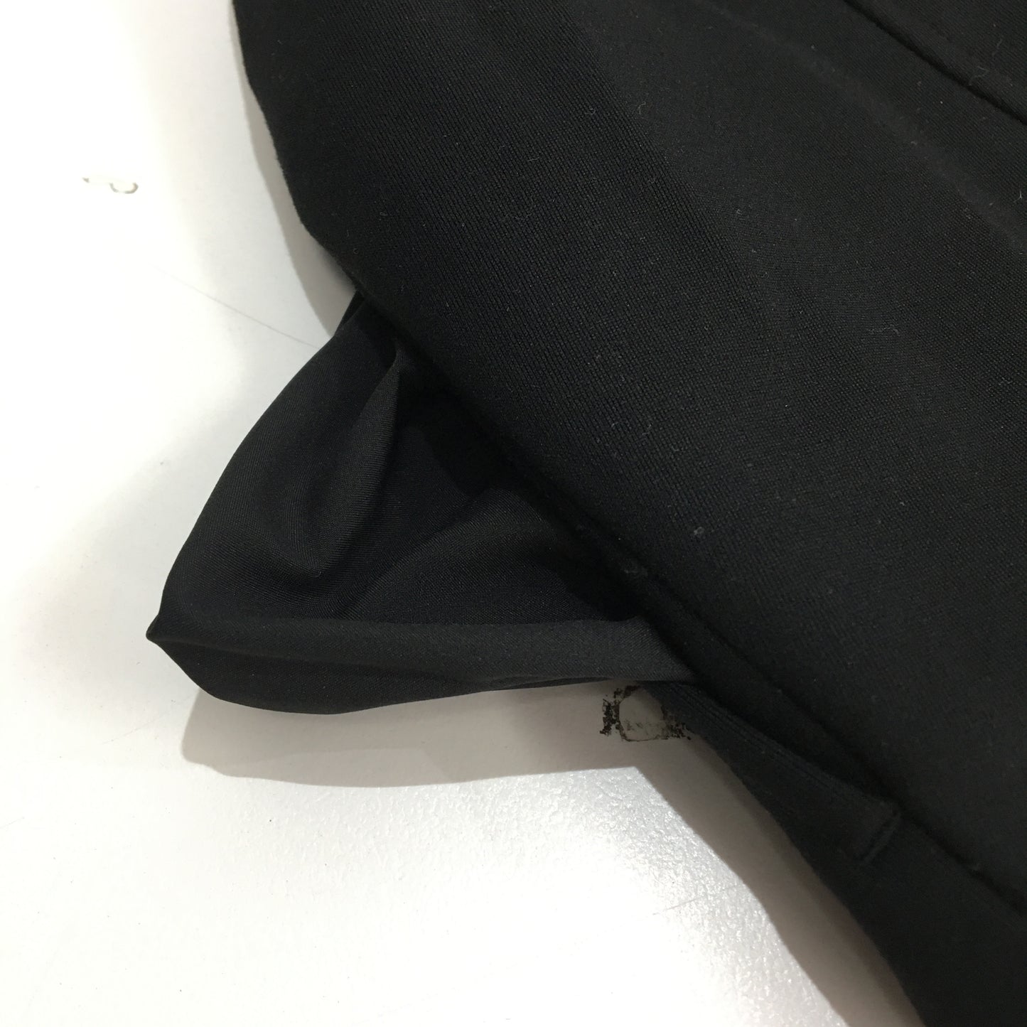 Myer Basque Sample Black Thigh Split Stretch Panelled Long Skirt Size 10 NEW