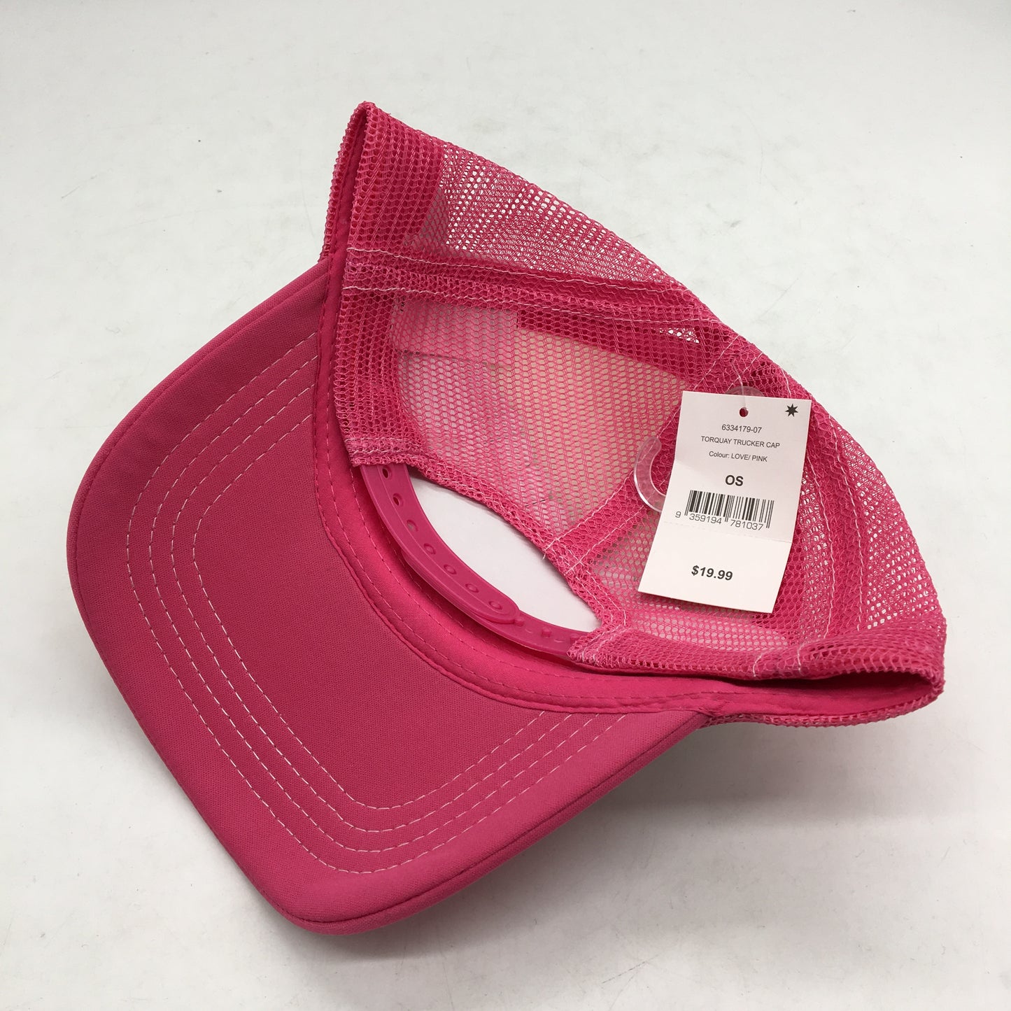 Cotton On Body 'Lets Hear It For Love' Pink Torquay Trucker Cap OSFM NEW