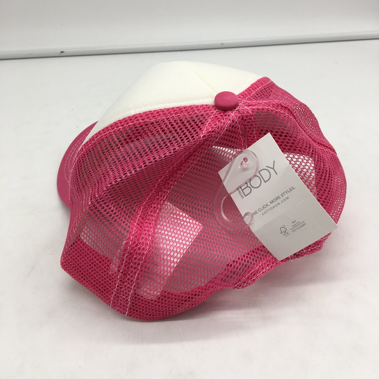 Cotton On Body 'Lets Hear It For Love' Pink Torquay Trucker Cap OSFM NEW