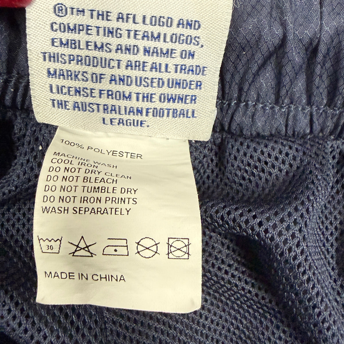 AFL North Melbourne Kangaroos Sports Track Pants XL– Vinnies Recent Donation
