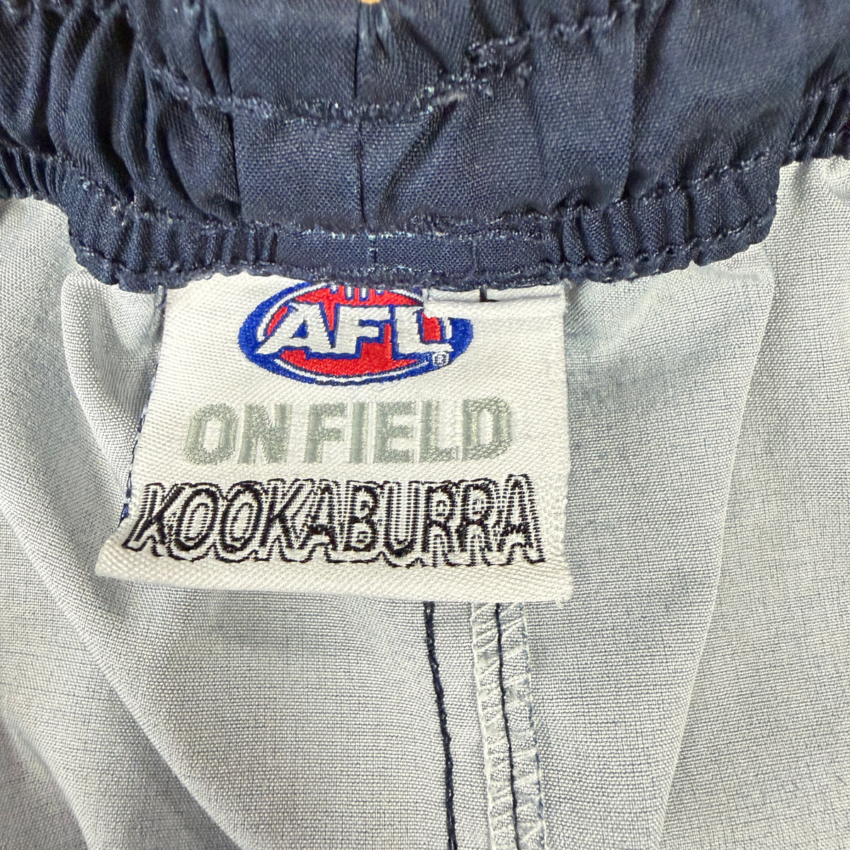 AFL North Melbourne Kangaroos Navy Sports Shorts Large– Vinnies Recent Donation