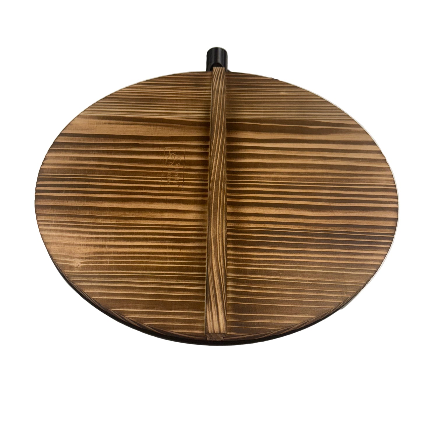 Souped Up Recipes 13.4 Inch Preseasoned Carbon Steel Wok with Wooden Lid NEW