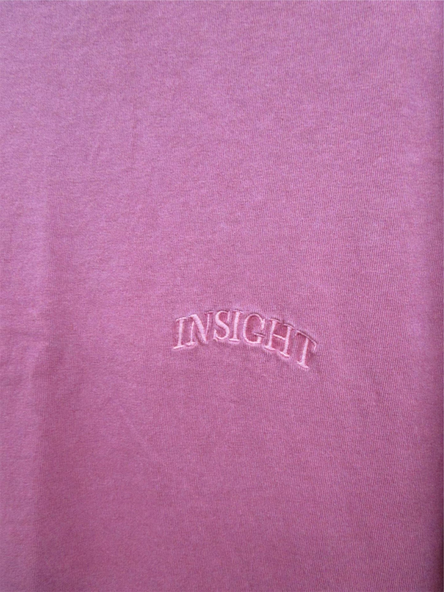 Insight Faded Maroon Outlier Short Sleeve Blush Tee Men'S Size S NEW