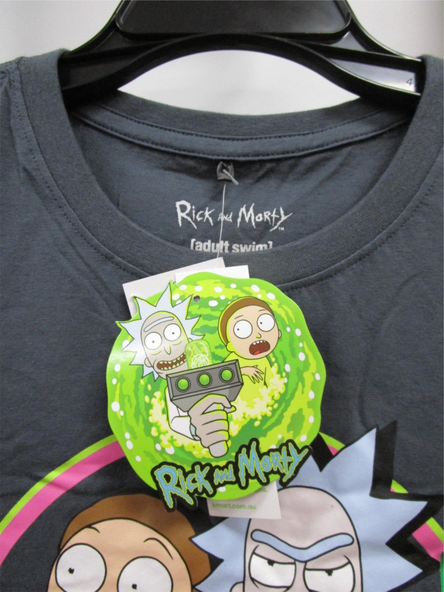 Rick And Morty Blue Short Sleeve Rick Morty T-Shirt Men'S Size S NEW