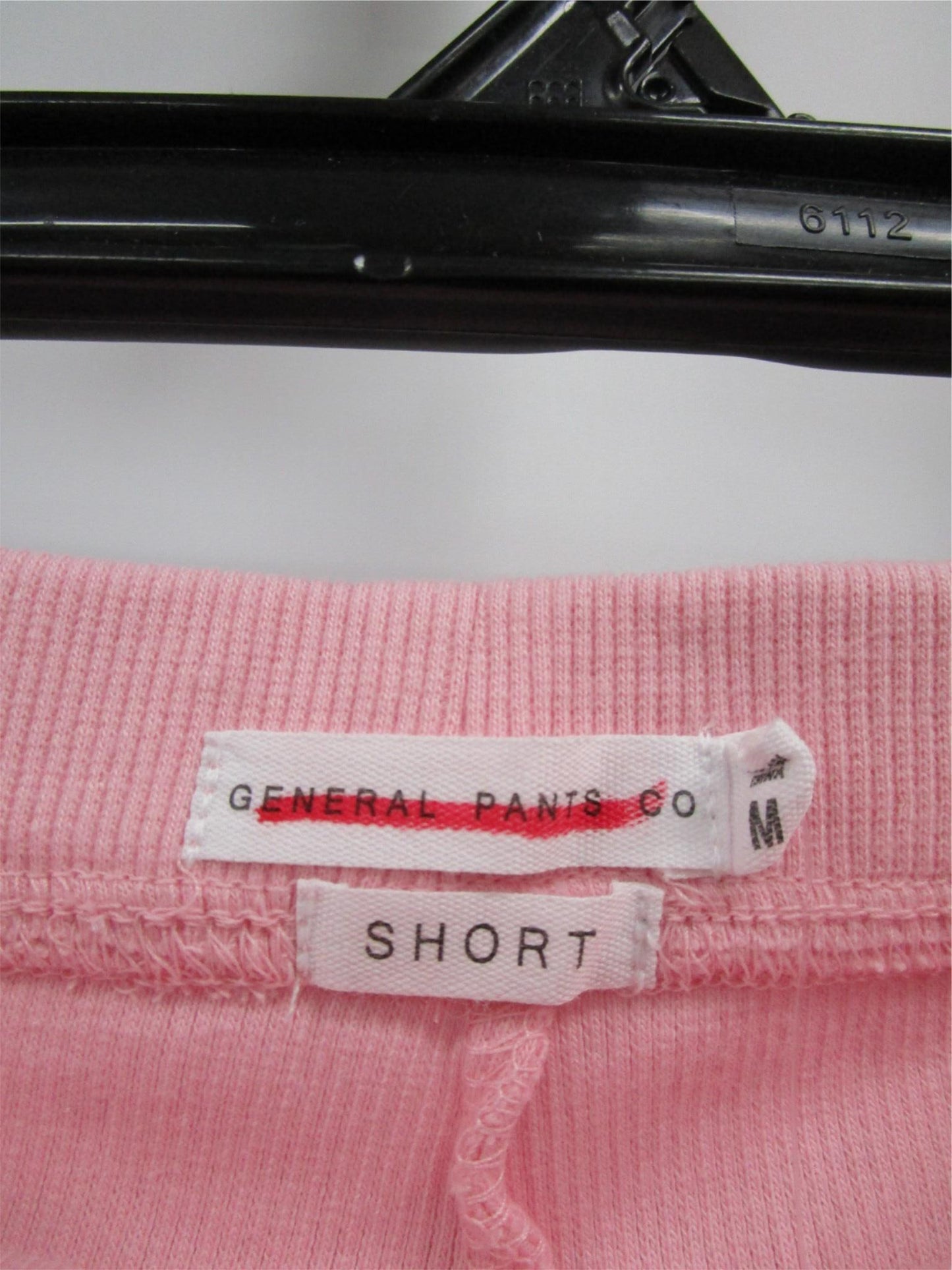 General Pants Co. Pink Ribbed Hot Shorts Ladies Size M NEW