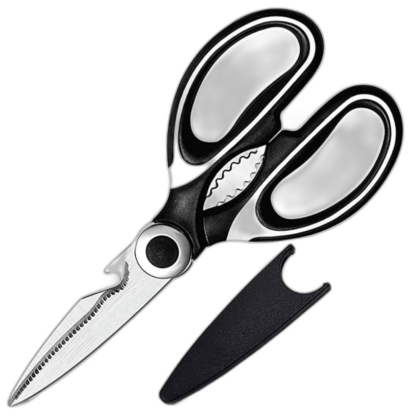 Kitchen Shears Multifunctional Heavy-Duty Scissors With Sheath NEW