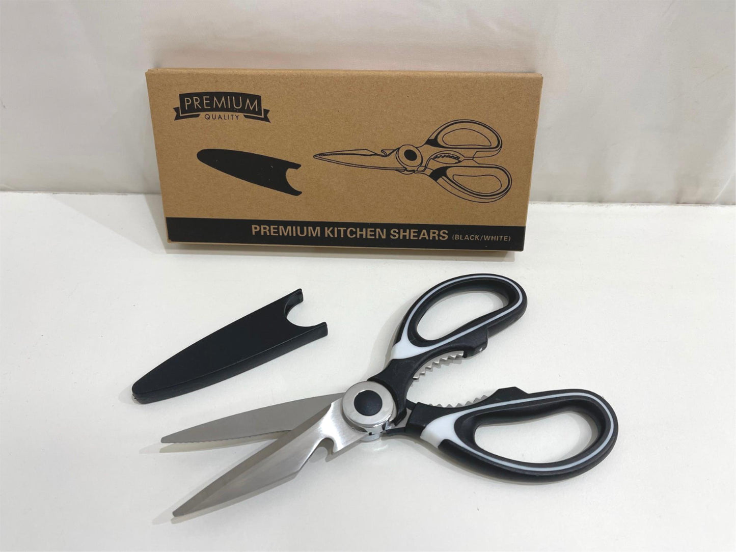 Kitchen Shears Multifunctional Heavy-Duty Scissors With Sheath NEW