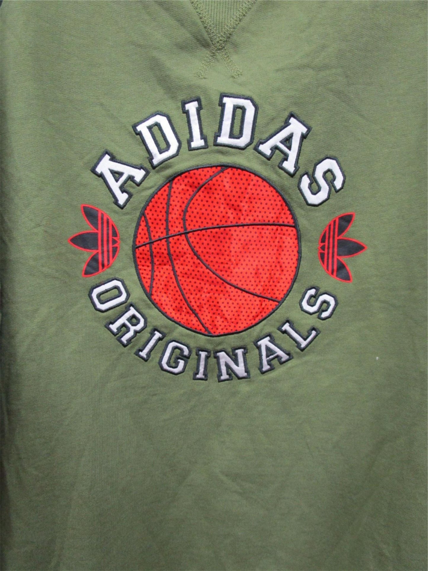 Adidas Green Long Sleeve Adidas Originals Logo Sweatshirt Youth Size 6