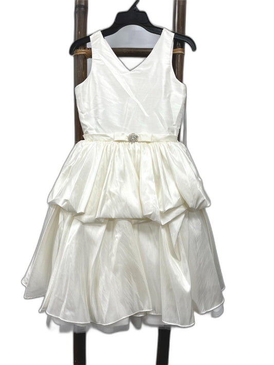 Christina Rossi Ivory Flower Girl Formal Dress Youth Girls Size 18 NEW