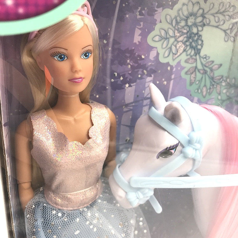 Steffi Love Riding Princess Moveable With Horse & Hair Styling Accessories NEW