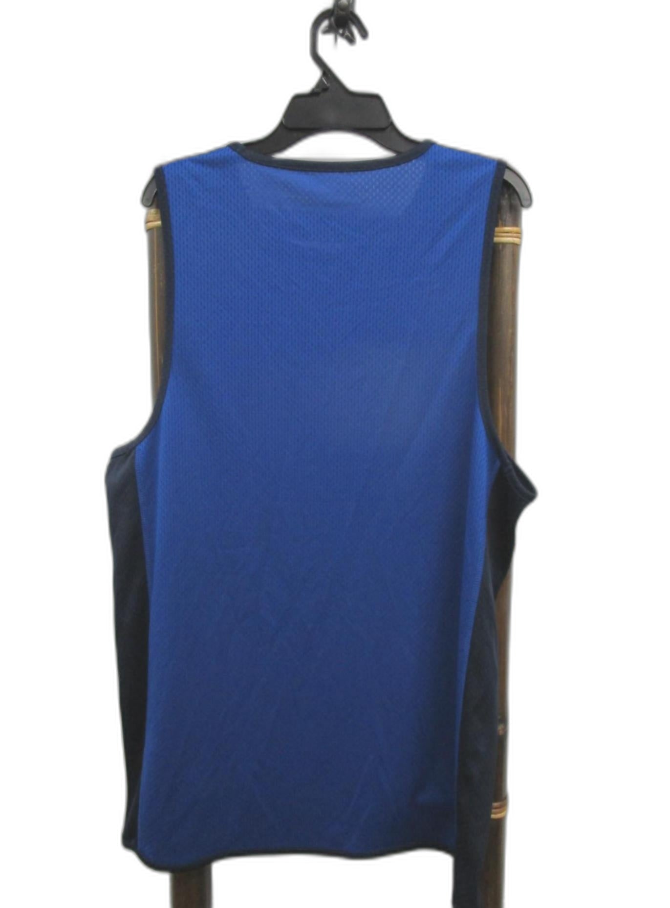 Nbl Basketball League Blue Round Neck Sleeveless Tank Mens Sz M NEW