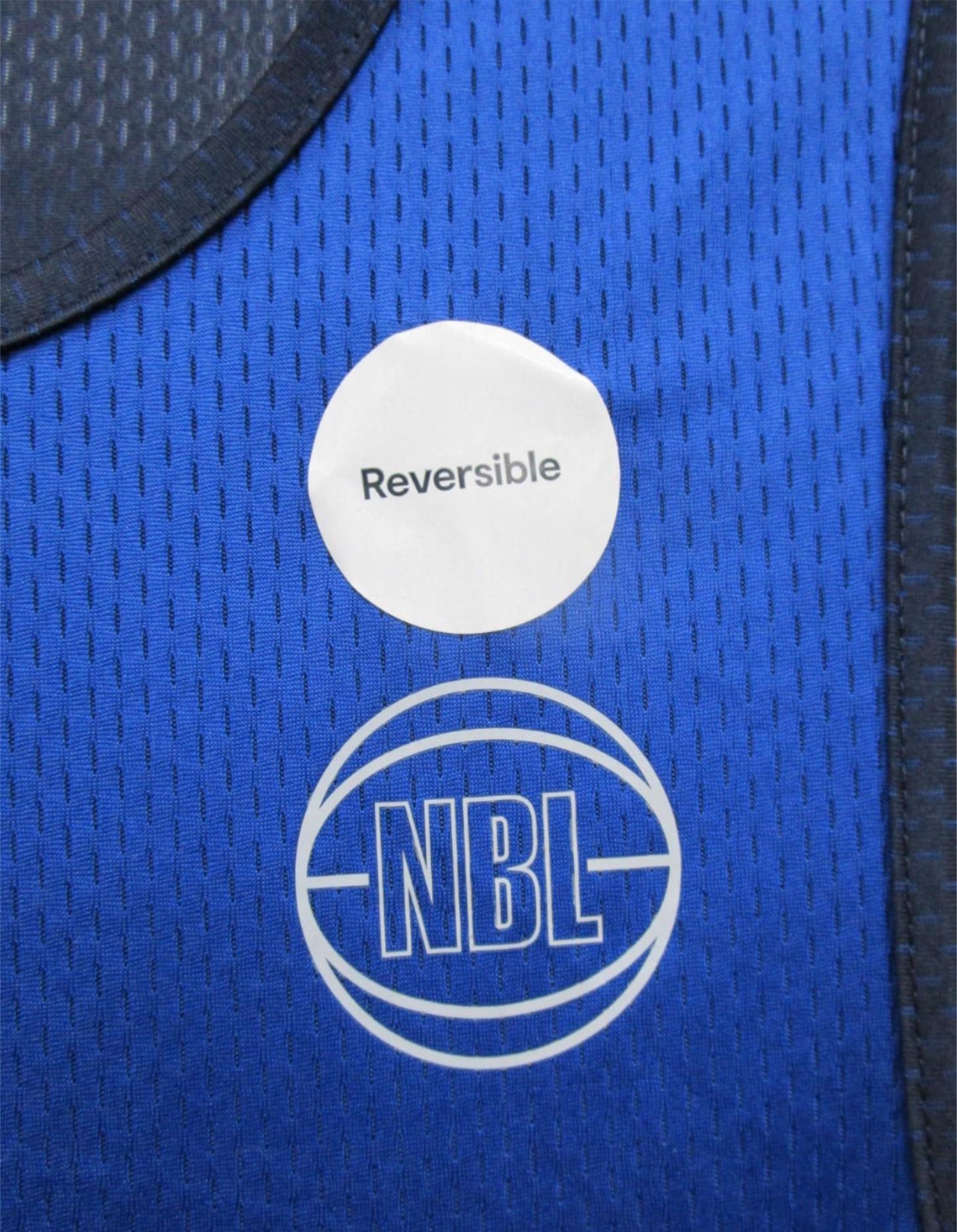 Nbl Basketball League Blue Round Neck Sleeveless Tank Mens Sz M NEW